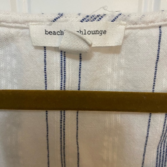 Beachlunchlounge striped tank top with ruffled bottom detail - Picture 3 of 7